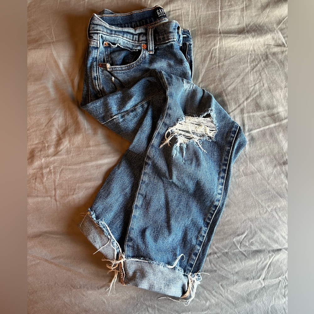 GAP Girlfriend Crop Jeans - 6/28